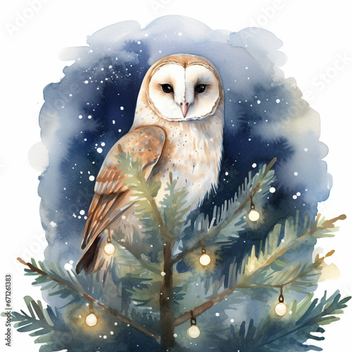owl on a branch