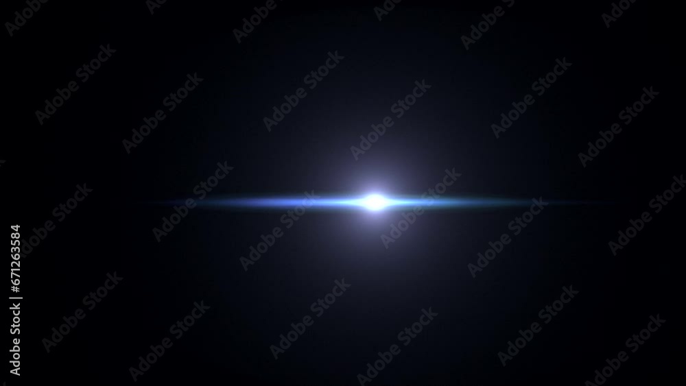 Cinematic lens flares effects. Explosion flash lights optical lens flare transition. Beautiful abstract warm natural lighting on black background