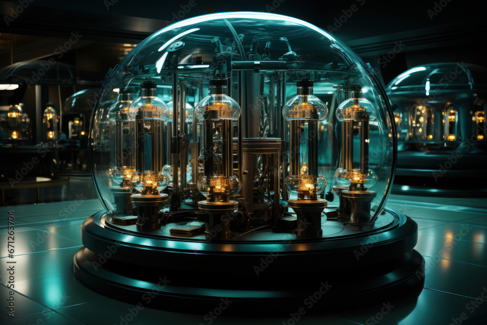 An image of a research reactor used for medical isotope production, underscoring the critical role of atomic energy in healthcare. Concept of medical isotopes. Generative Ai. An image of a research reactor used for medical isotope production, underscoring the critical role of atomic energy in healthcare. Concept of medical isotopes. Generative Ai.