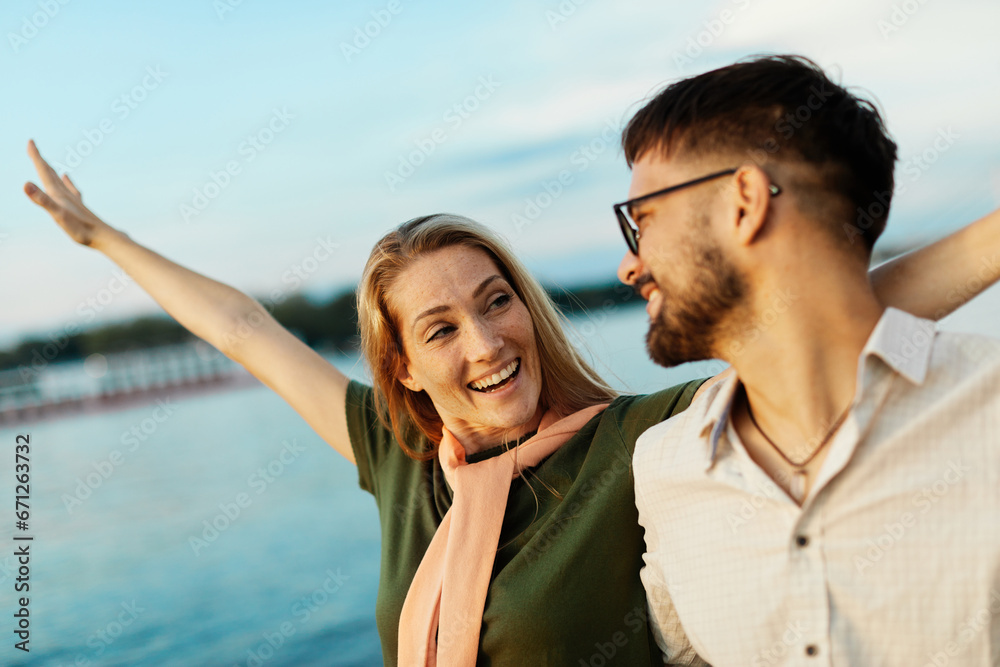 woman outdoor man couple outside happy lifestyle young romance together love summer fun happiness caucasian smiling romantic beautiful dating relationship travel vacation portrait freedom carefree woman outdoor man couple outside happy lifestyle young romance together love summer fun happiness caucasian smiling romantic beautiful dating relationship travel vacation portrait freedom carefree