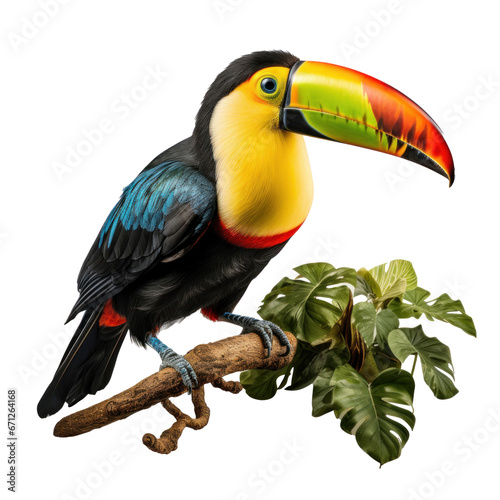 a toucan isolated