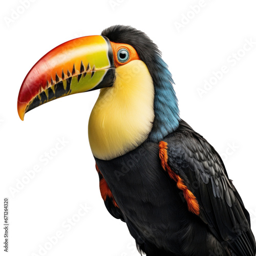 a toucan isolated