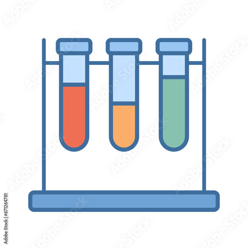 Science laboratory chemical testing tube