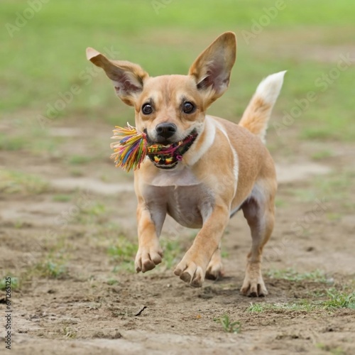 chihuahua puppy on the grass