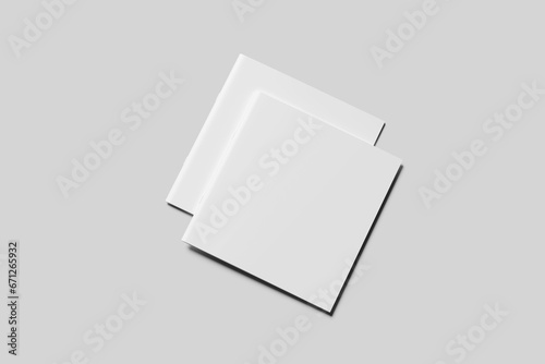 Square Brochure Catalog Mockup