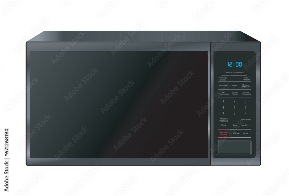 Obraz premium stylish microwave oven