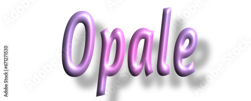 Opale  - pink color - female name - ideal for websites, emails, presentations, greetings, banners, cards, books, t-shirt, sweatshirt, prints, cricut, silhouette,