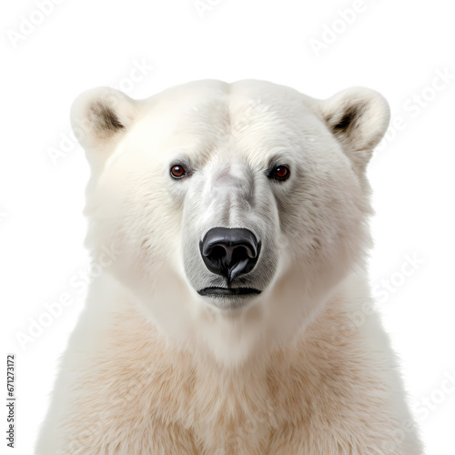 Wallpaper Mural Polar bear on transparent background Torontodigital.ca