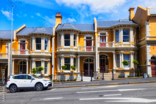 Dunedin historic yellow house photo