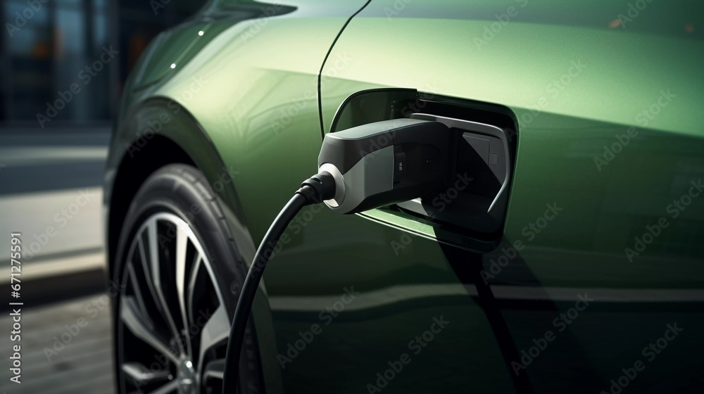 Charging the Future: Exploring an Electric Car's Charging Point