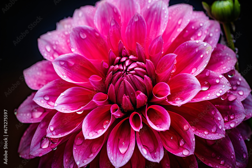 close up of flower, generative ai