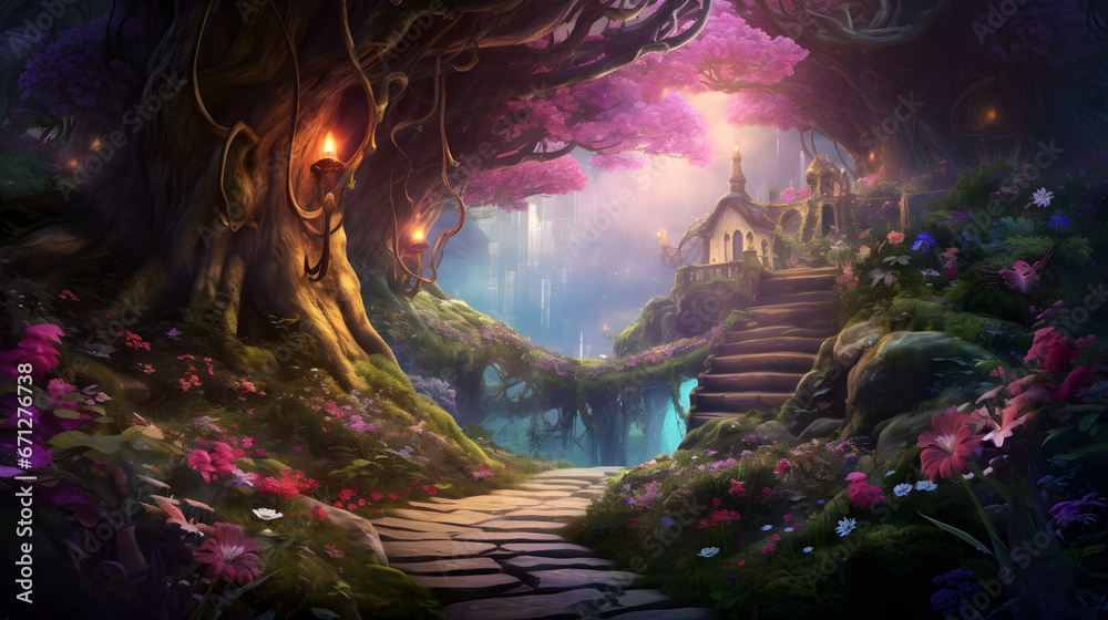 Fairytale Magical forest