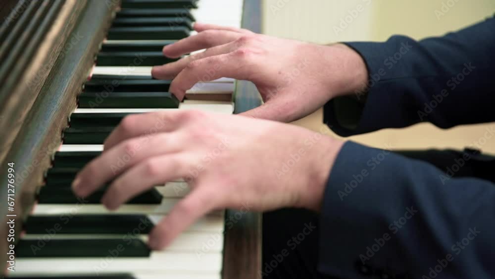 Learning to play chords on a keyboard instrument. Learning to play chords on a keyboard instrument.