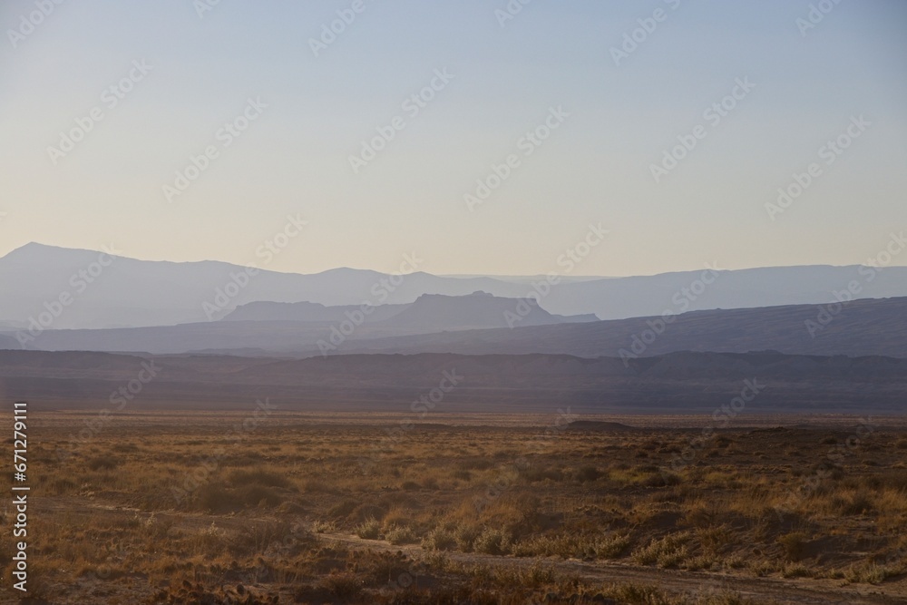 The landscape in Southern Utah is one of the most unique and otherworldly scenes in the United States, seen here near Hanksville, UT. Seen here is the Factory Butte