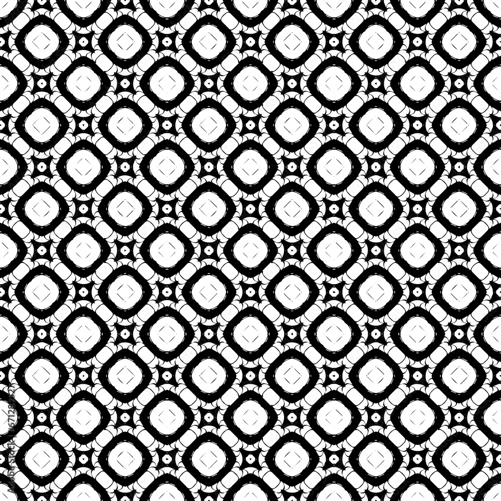 Black seamless abstract pattern. Overlay for background and backdrop. Ornamental design. PNG graphic illustration with transparent background.