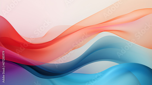 abstract background with colorful light waves