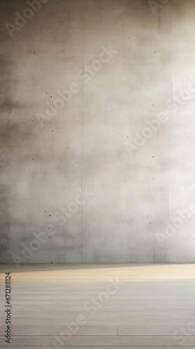 Blank concrete wall modern empty room © cac_tus