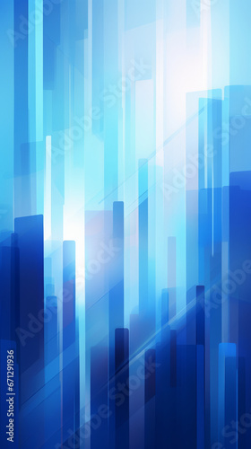 A blue abstract background with vertical lines