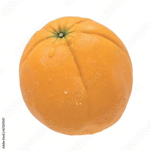 isolated orange on white background