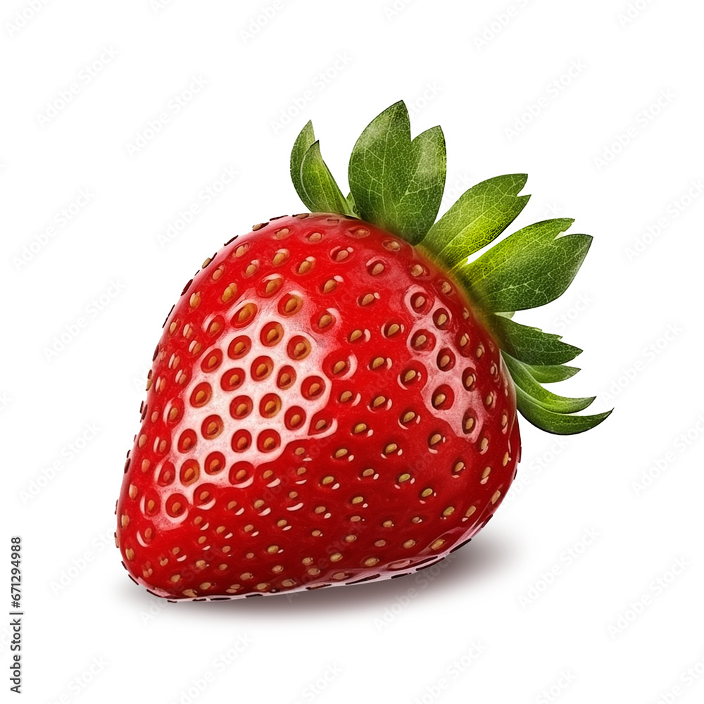 Strawberry isolated on transparent as png or white background Strawberry isolated on transparent as png or white background