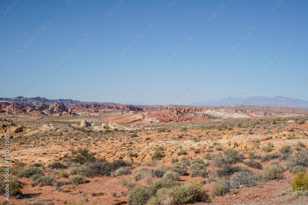 Valley of Fire State Park in Moapa Valley, Nevada.