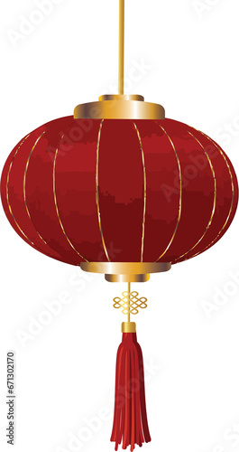 Chinese lantern illustration 