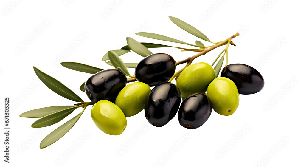 Olives on transparent background Olives on transparent background