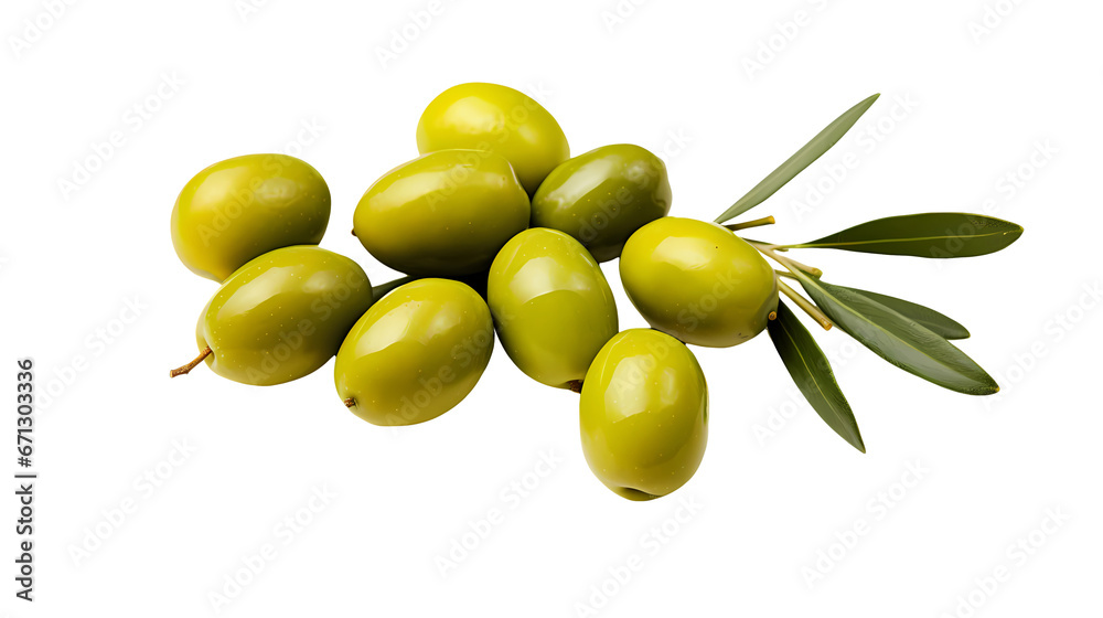 Olives on transparent background Olives on transparent background