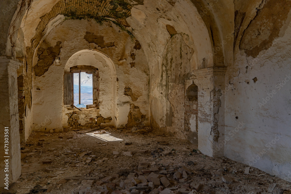 Craco,  ghost town in italy