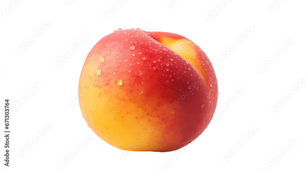 Peach on transparent background Peach on transparent background
