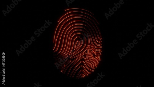 Wallpaper Mural print with fingerprint Torontodigital.ca