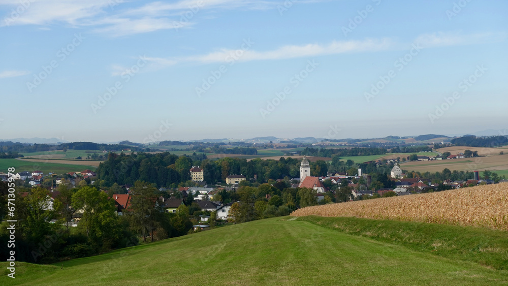 Fototapeta premium Village view in Austria