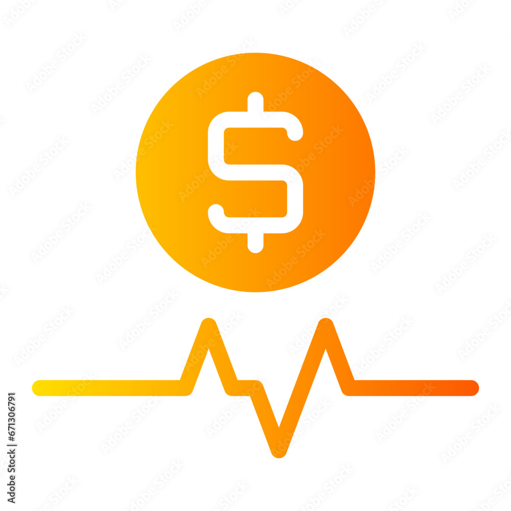 rate gradient icon rate gradient icon