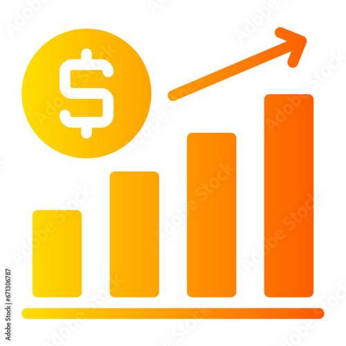 profit gradient icon