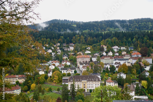 View of Le Locle city in Switzerland 