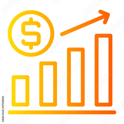 profit gradient icon