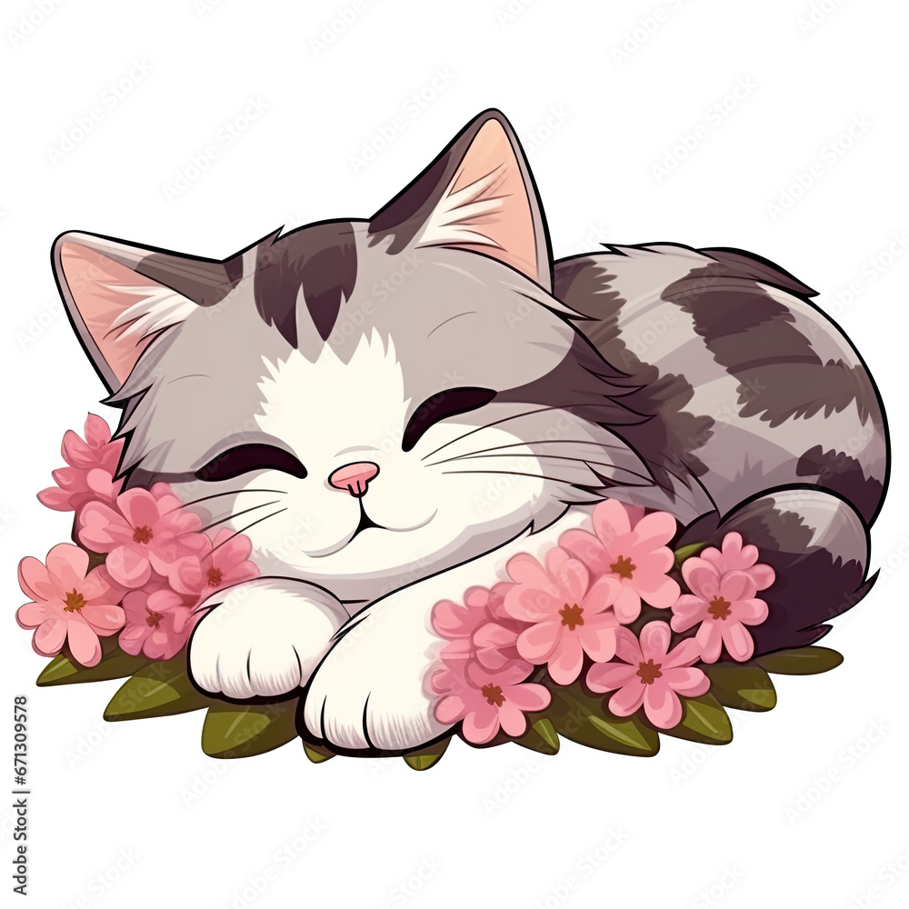 Illustration cute design character AI Generative