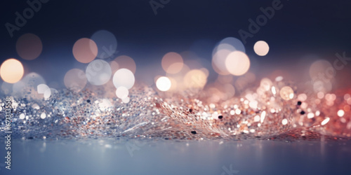 Abstract festive sparkle lights background