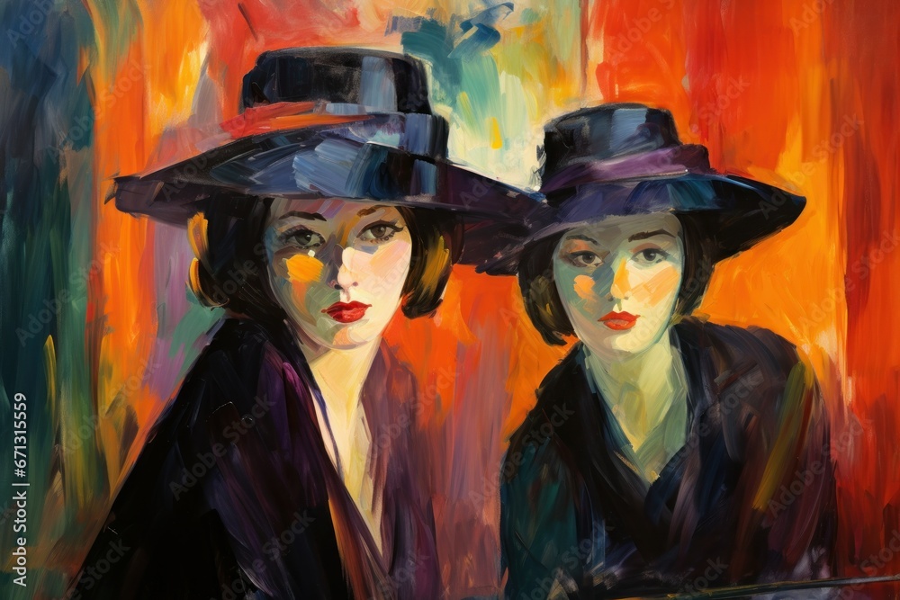 Obraz premium Bewitched Shadow Mirrors - Generative AI