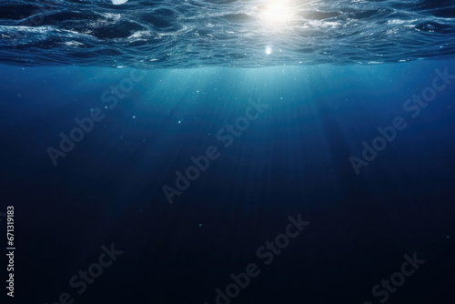 Underwater Effect Photo Overlays. Ocean Depth Effect, Sea Texture Layer, Blue Water Filter, Marine Photo Edit, Submerged Ambience, Teal Aquatic Fantasy, Ripple Light Effect, Generative AI. photo