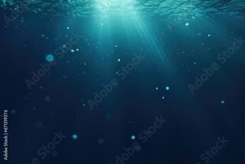 Underwater Effect Photo Overlays. Ocean Depth Effect, Sea Texture Layer, Blue Water Filter, Marine Photo Edit, Submerged Ambience, Teal Aquatic Fantasy, Ripple Light Effect, Generative AI.