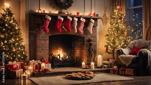 christmas tree with fireplace © CRYPTOERMD