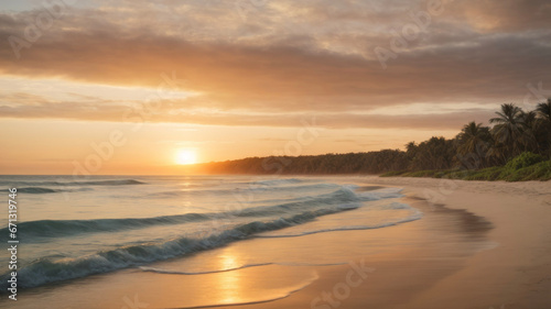 sunset on the beach © CRYPTOERMD