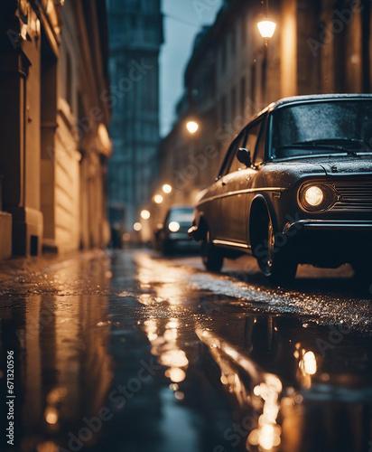 night city street © św. Bartłomiej