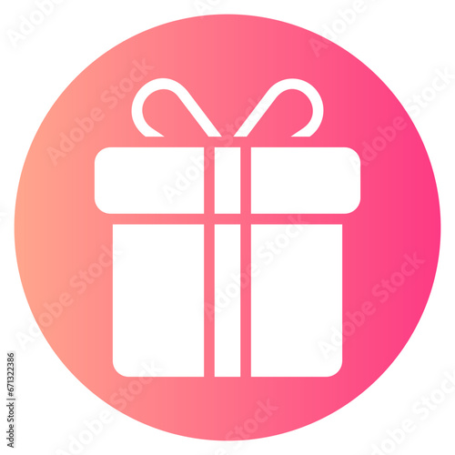 present gradient icon