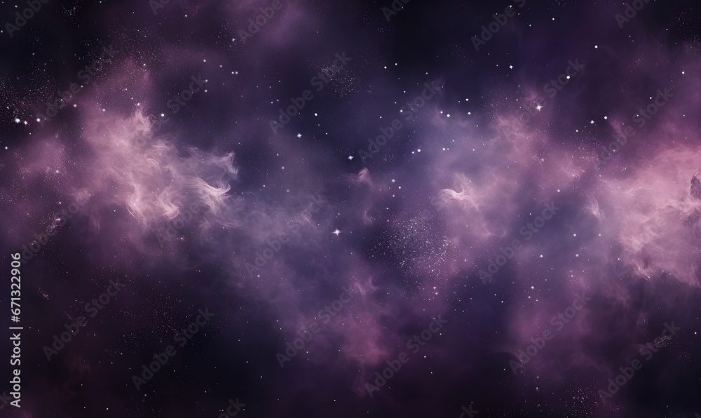 Purple Space Purple nebula , Generative AI Purple Space Purple nebula , Generative AI