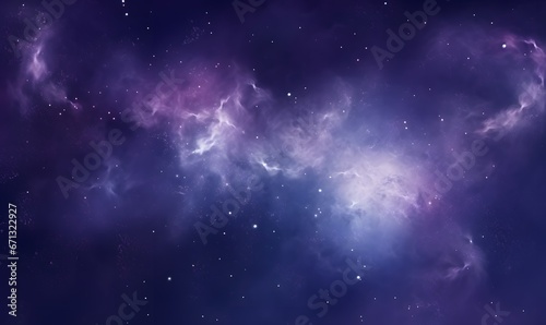Purple Space Purple nebula   Generative AI