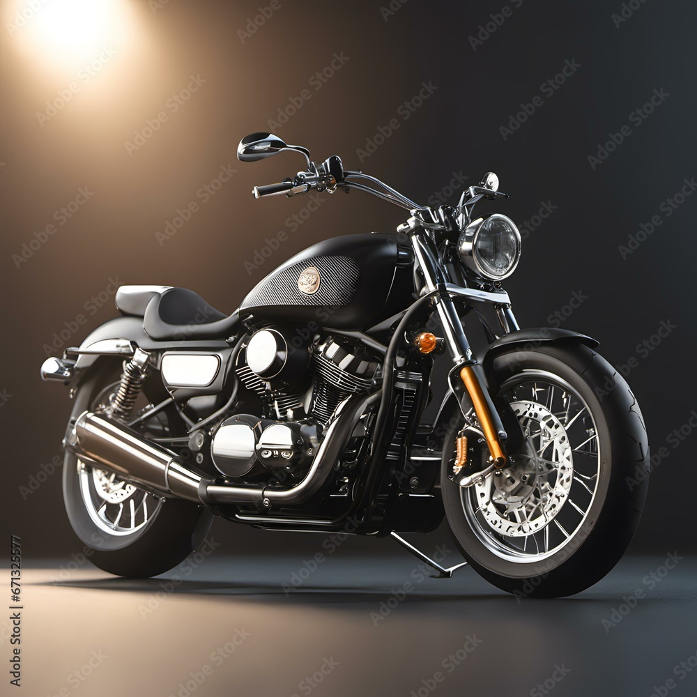 Picture 3D of big bike motorcyclesof