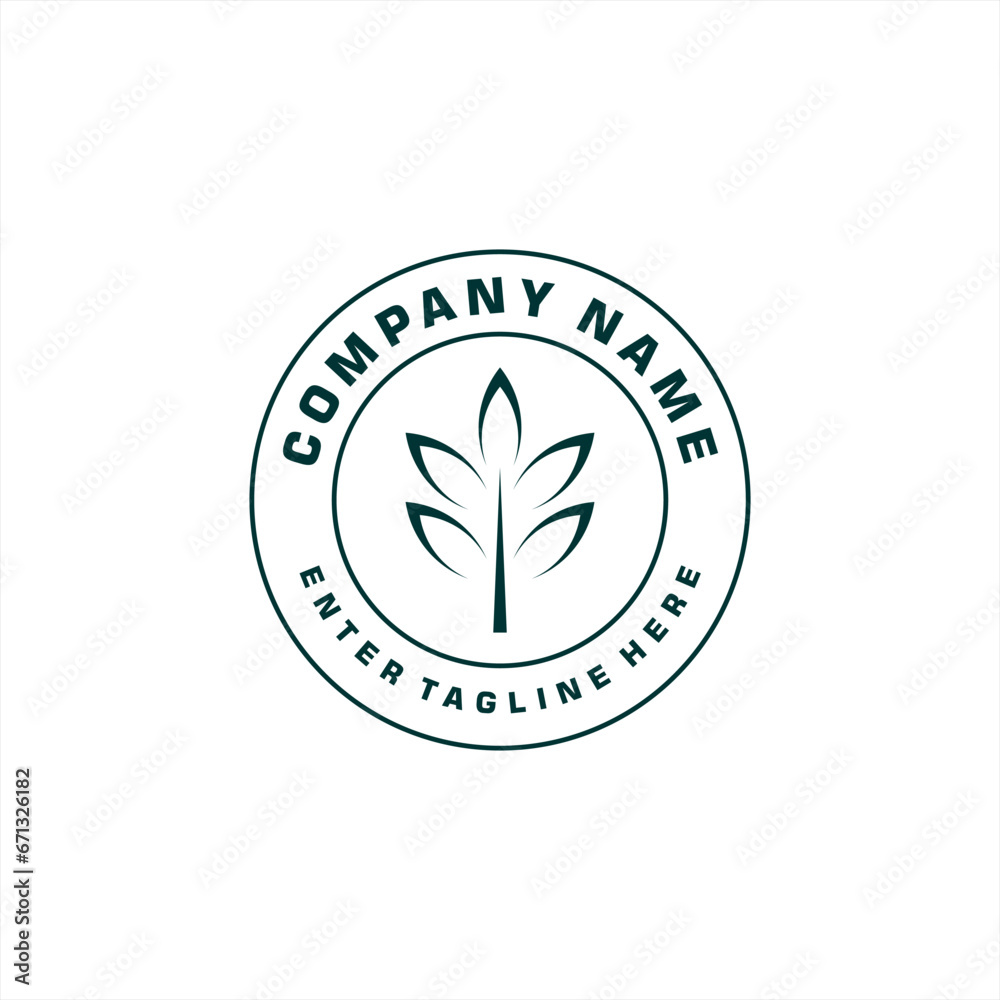 flower logo design, leaf logo design, lotus flower logo design, symbol, silhouette vector, agriculture, farm, leaf emblem logo design, agriculture emblem design, circular farm emblem