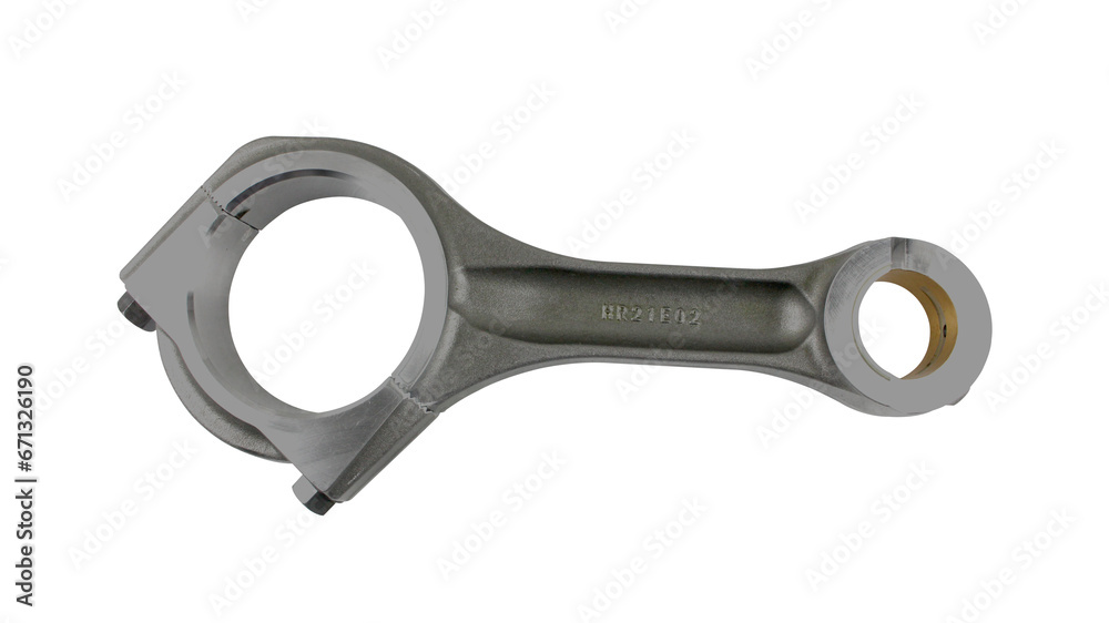 Obraz premium CONNECTING ROD ASSEMBLY, the latest modern marine diesel engine spare parts